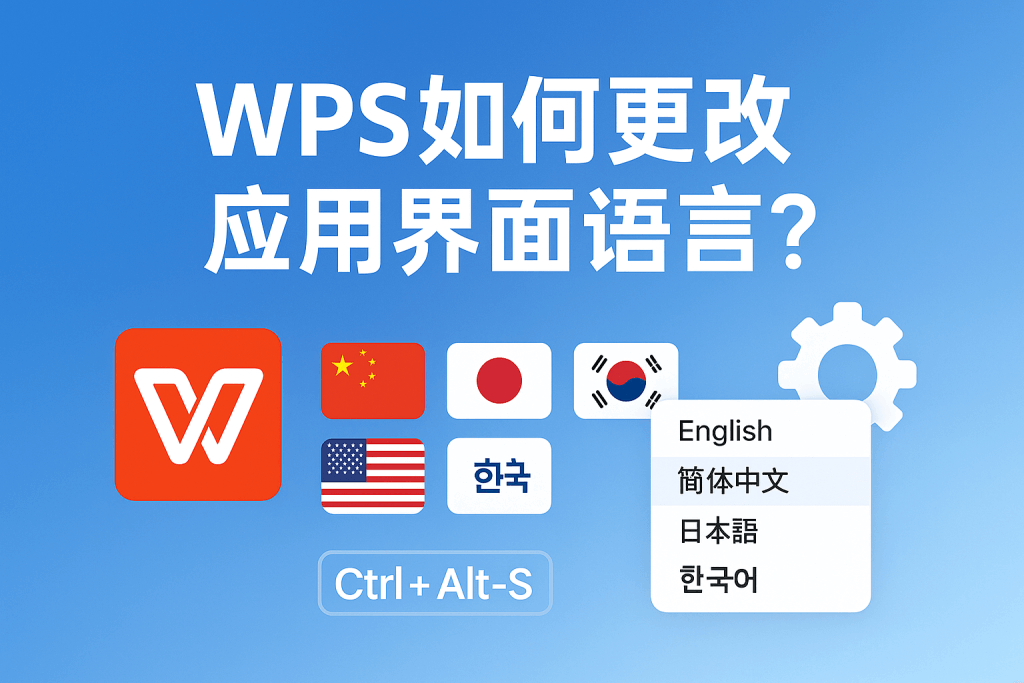 WPS文字文档编辑功能界面